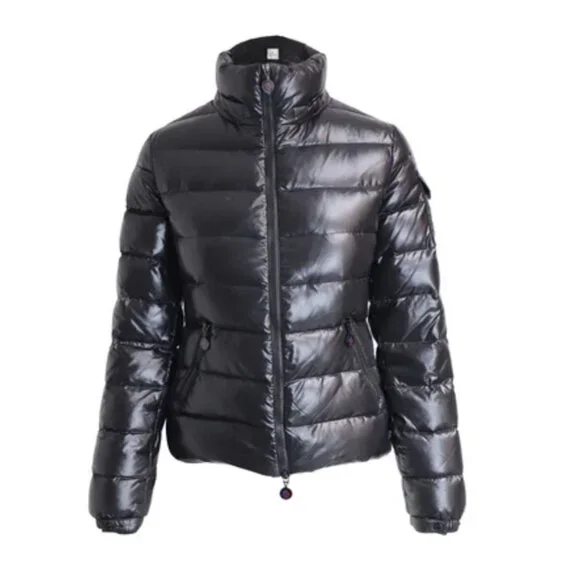 Moncler Women's Black Nylon Down Short Jacket Authentic Tag Size 1 Small 2978 - Picture 14 of 16